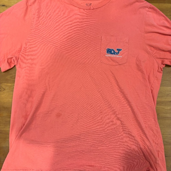 Vineyard Vines - Salmon Colored Tee Shirt - Picture 2 of 3